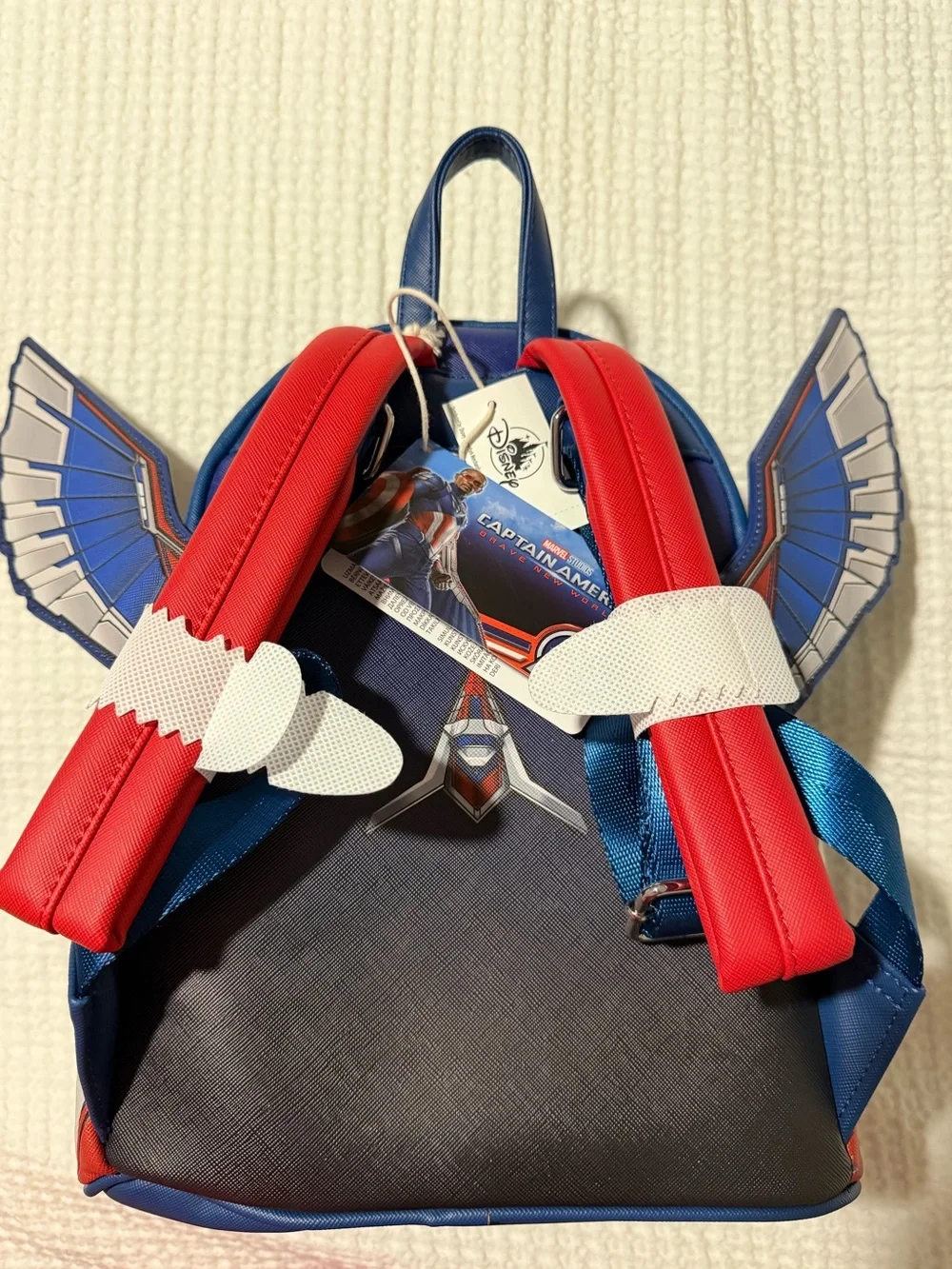 Loungefly Marvel Captain America Brave New World Mini Backpack NWT Wings